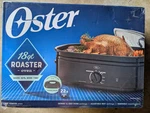 Oster Roaster Oven W/ Self-basting Lid Qt Black (CKSTRS18-BSB-W) -new. Fixed Price $90.00.