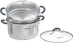 3.1 Quart 2-TIER Stainless Steel Steamer Pot With Lid Handle. Fixed Price $61.99.