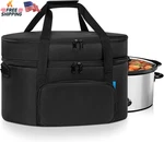 Double-layer Slow Cooker Travel Bag Compatible With 6, 7, 8 Quart Crock-pot, Ins. Fixed Price $38.78.