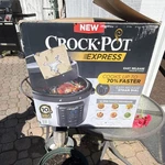 Crock-pot SCCPPC100-V1 Qt Electric Pressure Cooker, 15 Programs, Stainless. Fixed Price $100.00.