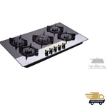 30 Inch Gas Cooktop Tempered Glass 5 Burners Stovetop Dual Fuel Hob Ng/lp.... Fixed Price $285.95.