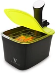 Everie Versatile 12-QUART Sous Vide Container With Built-in Rack And Collapsible. Fixed Price $63.99.