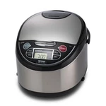 Tiger JAX-T18U-K 10-CUP Micom Rice Cooker With Food Steamer Slow S/s Black. Fixed Price $199.00.