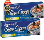 Reynolds Slow Cooker Liners 2 (8 Total) Two Pack, Clear. Fixed Price $22.99.
