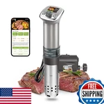 Kitchenboss Wifi Sous Vide Cooker Ultra-quiet Machine Built-in Color. Fixed Price $191.29.