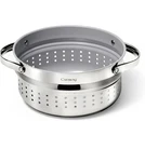 Caraway 6.5 Qt Stainless Steel Steamer With Handles, CW-STM6-SLS. Fixed Price $54.99.