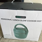 Servappetit Personal Lunch Slow Cooker Pot, Green-blue 50W 120V Model 22837A1. Fixed Price $24.99.