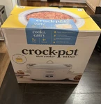 Crock-pot 7-QUART Programmable Slow Cooker White. Fixed Price $64.99.