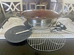 Paula Dean 8.5 Qt Stainless Steel Electric Oval Roaster. Fixed Price $89.95.