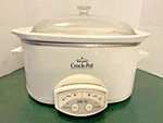 Rival Crock Pot Slow Cooker Smart Stoneware Qt Automatic MODEL-3855. Fixed Price $40.00.