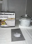Elite Gourmet MST-250XW Electric Slow Cooker Ceramic Pot. Fixed Price $17.55.