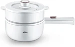Bear Hot Electric With Steamer, 1.6L Rapid Noodles Cooker, Mini Pot, Non-sti. Fixed Price $54.99.