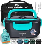 Travelisimo Electric Lunch Box For Adults 100W Heated Large, Neon. Fixed Price $61.55.