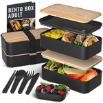 Bentoheaven Premium Box Adult Lunch 40 Oz / 1200 Ml, Symph-onyx. Fixed Price $46.37.