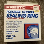 Presto Pressure Canner Cooker Replacement Gasket Seal Ring 09906 New Old Stock. Fixed Price $15.00.