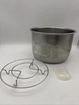 Instant Pot Lux Mini 3QT Pressure Cooker Replacement Bowl Rack Steam Trap. Fixed Price $32.73.