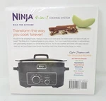 New Silver Ninja 4-IN-1 Cooking System W/ Cookbook Model MC900QSS. Fixed Price $120.00.