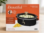 Beautiful By Drew Barrymore 2.5 Qt Dip & Serve Slow Cooker Black Sesame New. Fixed Price $29.99.