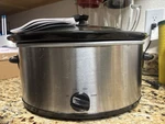 Mainstays 6 Qt Electric Slow Cooker Stainless Steel, Temperature Control. Fixed Price $28.65.
