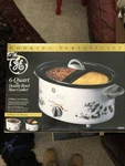 G.e Quart Double Bowl Slow Cooker 106851. Fixed Price $25.00.