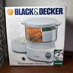 Black & Decker 8 Cup Flavor-scenter Steamer Plus HS900 New In Box. Fixed Price $85.00.