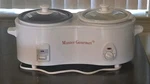 Master Gourmet Double Crock Pot/slow Cooker- Rice &. Fixed Price $25.00.