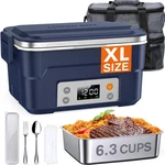 East Oak HM935 Xl 6.3 Cup Cordless Electric Lunch Box Heated. Fixed Price $154.99.