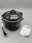 Mini 2-QUART Crock Pot Model# SCR200-B Slow Cooker Tested/working Brand New. Fixed Price $9.99.