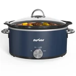 Sunvivi 3 Quart Slow Cooker & Mini Food Warmer With Heating Settings, Remov.... Fixed Price $129.03.