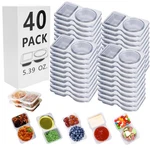 40 Sets Double Comp Reusable Containers Snackle Box Bulk. Fixed Price $33.88.