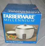 Farberware Millenium #FRA10ST Rice Cooker - New In Box. Fixed Price $42.99.