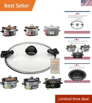 Durable Oval Glass Lid With Easy Grip Knob - Fits 6 Quart Crock Pot Models. Fixed Price $90.99.