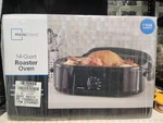 Mainstays 14-QUART Roaster Oven New Large Capacity- Upto 20LBS Turkey. Fixed Price $29.99.