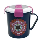 French Bull 23 Oz Soup Mug With Handle Vented Lid Food Storage-cool Grip .... Fixed Price $11.22.