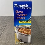 Reynolds Kitchens Slow Cooker Liners Regular Size (fits 3-8 Quarts). Fixed Price $14.95.