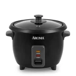 Aroma 1.5QT Mini Rice Cooker 6 Cups Cooked Non Stick Easy Cleanup Black. Fixed Price $37.79.