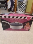 New-paris Hilton 3.5 Qt Sauce Pan / Saute Ceramic Non Stick + Lid. Fixed Price $19.99.