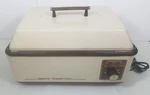 Vtg Nesco 12 Roaster Oven Empire Works Great Brown Usa Cook Bake Steam Htf. Fixed Price $64.99.