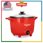 Mymini 32 Oz Electric Multi-cooker Pot, 260 Watts, Red. Fixed Price $29.99.