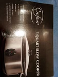 Slow Cooker By Crofton, 7 Quart, #4309-09, New In Box. Fixed Price $50.00.
