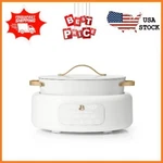 Beautiful 10 Electric Multi-cooker, White Icing By Drew Barrymore. Fixed Price $77.73.