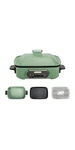 Joydeem 3-IN-1 Electric Hot Pot, Multi-use Shabu With Grill Pan. Fixed Price $139.00.