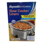 Reynolds Kitchens Slow Cooker Liners, Regular Size 24 Ct.. Fixed Price $16.99.