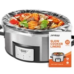 Jvvfuu Slow Cooker 6-10 Quart, Cooking Bags Extra 20 Liners, Clear. Fixed Price $13.45.