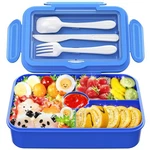 Dacool Lunch Box For Kids 7.5 Cups Leakproof Large Bento-style 2-BLUE. Fixed Price $23.07.
