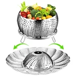 Fofayu Vegetable Steamer Basket For Cooking, Stainless Steel Veggie Silver. Fixed Price $24.44.