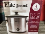Elite Gourmet MST-400X Electric Slow Cooker Qt Capacity Stainless Steel. Fixed Price $45.00.