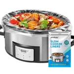 Jvvfuu Slow Cooker Liners 3-8 Quart, Cooking Bags Large Size L, Transparent. Fixed Price $11.99.