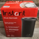 New Open Box Instant Milk Frother Black 140-6001-01 Hot And Cold Foam. Fixed Price $19.99.