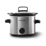 Crock-pot 2QT Slow Cooker Stainless, 3-SPEED, Reheat/warm, Dishwasher Safe. Fixed Price $35.98.